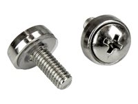 Startech M5 Mounting Screws and Cage Nuts for Server Rack Cabinet - Pack of 100 Server Rack Screws (CABSCREWM52) - rack screw