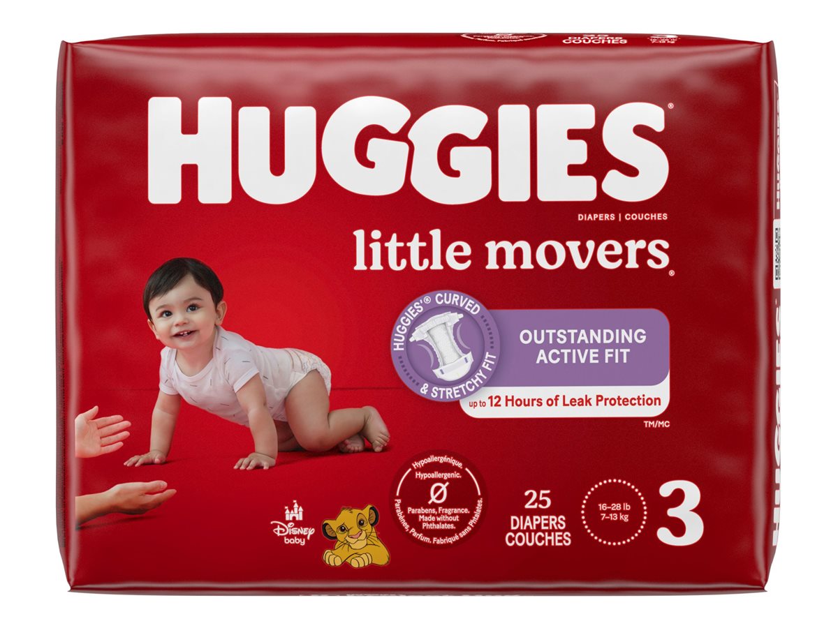 Huggies Little Movers Diapers - Disney The Lion King - Size 3 - 25's