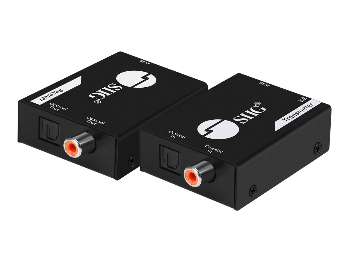 SIIG Digital Audio Extender Over Cat5e/6 Cable with PoC