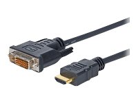 VivoLink Pro Video/audiokabel HDMI / DVI 3m Sort