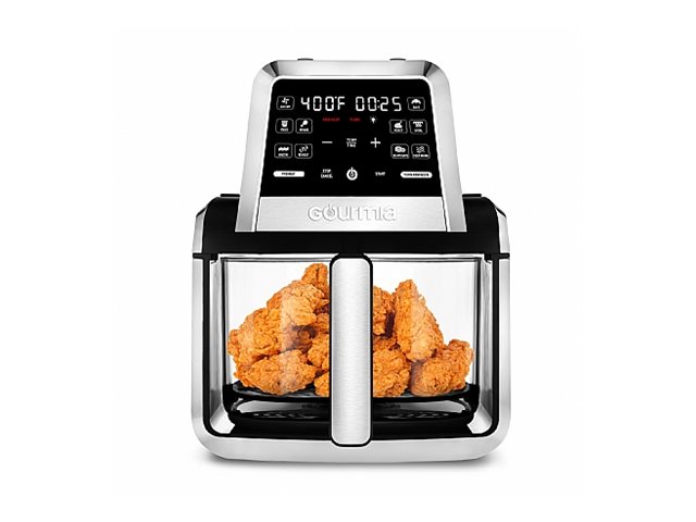 Gourmia Fry 'N Fold Hot Air Fryer - Black/Silver - 7qt - GAF789