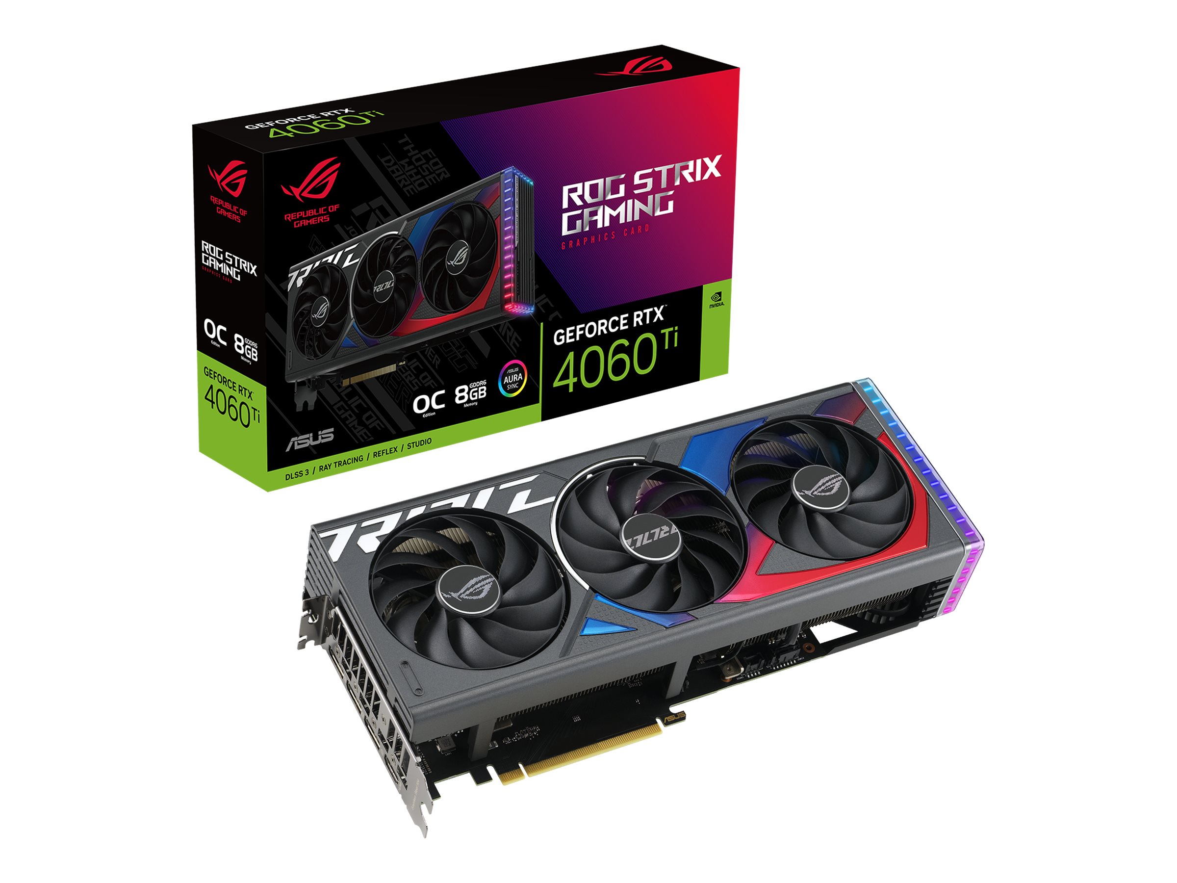 ASUS ROG Strix GeForce RTX 4060 Ti 8GB | Overview, Specs