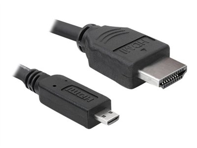 DELOCK HDMI Kabel Ethernet A -> micro D St/St  2.00m