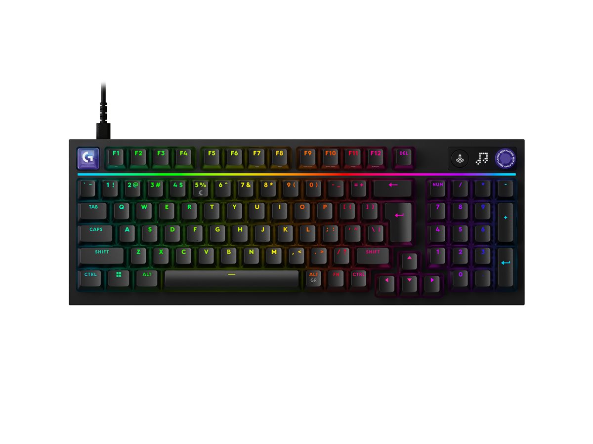 Logitech G G316 X 98 - klávesnice - 98% full size - QWERTZ - česká/slovenská - černá Vstupní zařízení – foto 3