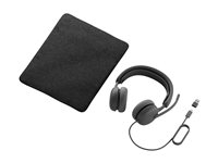 Logitech Zone Wired 2 Headset on-ear wired active noise canceling graphite
