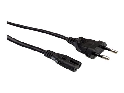 VALUE Netzkabel Euro-Flachstecker 5m