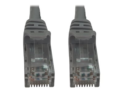 Eaton Tripp Lite Series Cat6a 10G Snagless Molded UTP Ethernet Cable (RJ45 M/M), PoE, Gray, 3 ft. (0.9 m)