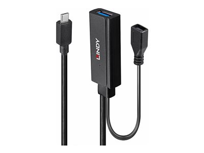 LINDY 5m USB 3.2 Gen 1 C/A Aktivverlängerung - 43344