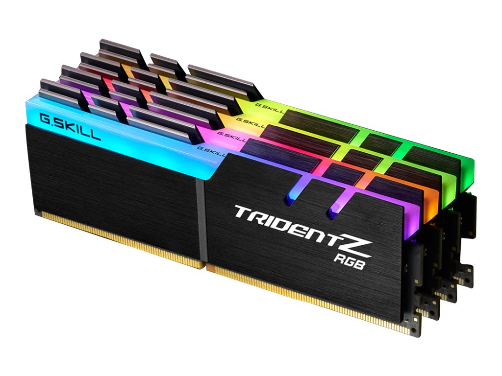 DDR4 64GB 3600-17 Trident Z RGB kit of 4 G.SKILL