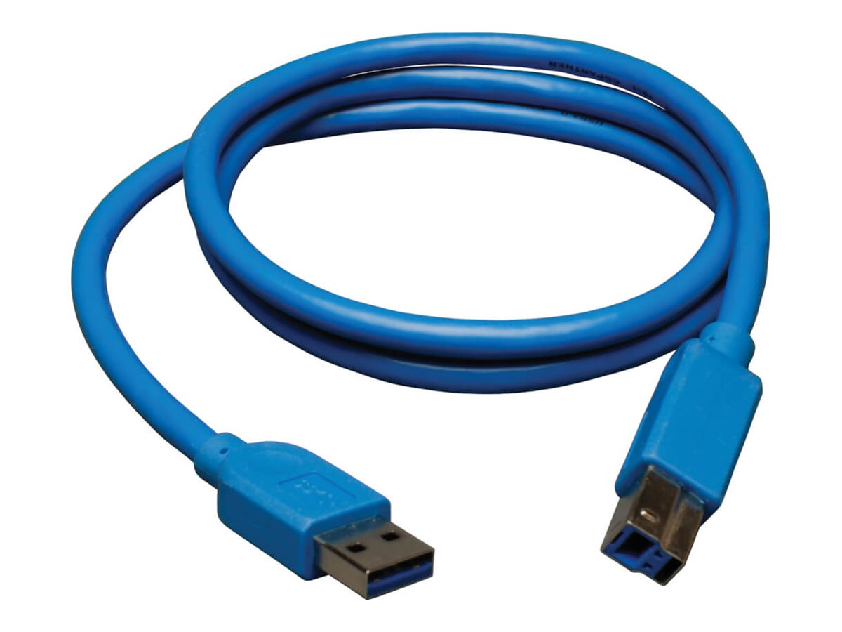 Tripp Lite 3ft USB 3.0 SuperSpeed Device Cable 5 Gbps A Male to B Male 3'
