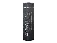 GP ReCyko AA type Batterier til generelt brug (genopladelige) 2000mAh