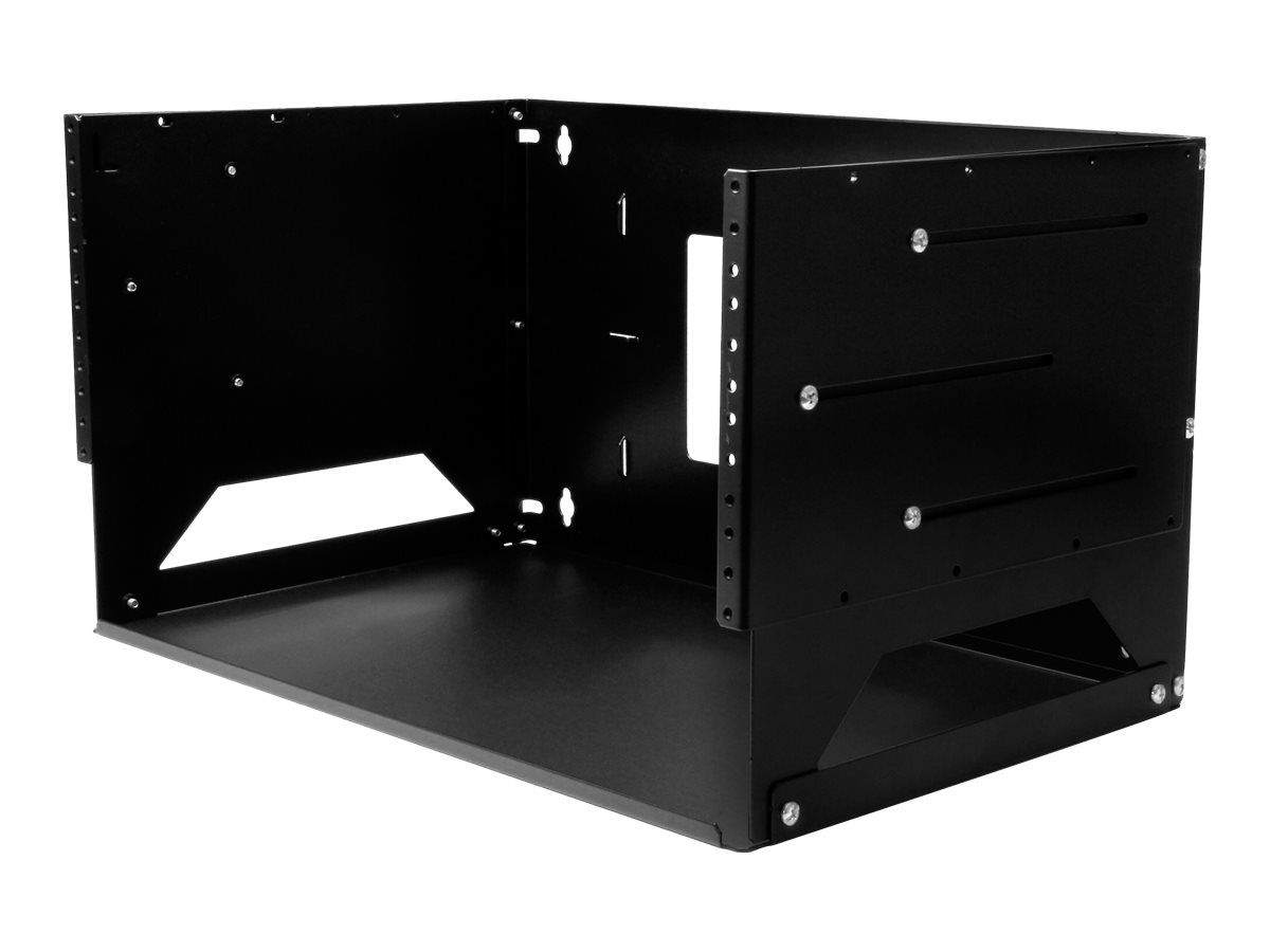 StarTech.com 4U Open Frame Wall Mount Network Rack w/ Built in Shelf