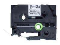 BROTHER FLe-2511 Bk On White Flag Tape
