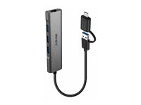 LINDY USB 3.2 Gen 1 Hub & Gigabit