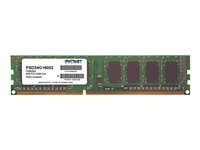 Patriot DDR3  4GB 1600MHz CL9  Ikke-ECC