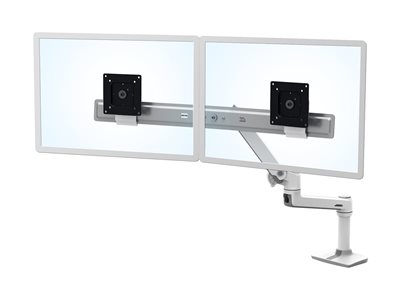 Ergotron LX - Mounting kit (dual direct arm, under mount c-clamp)