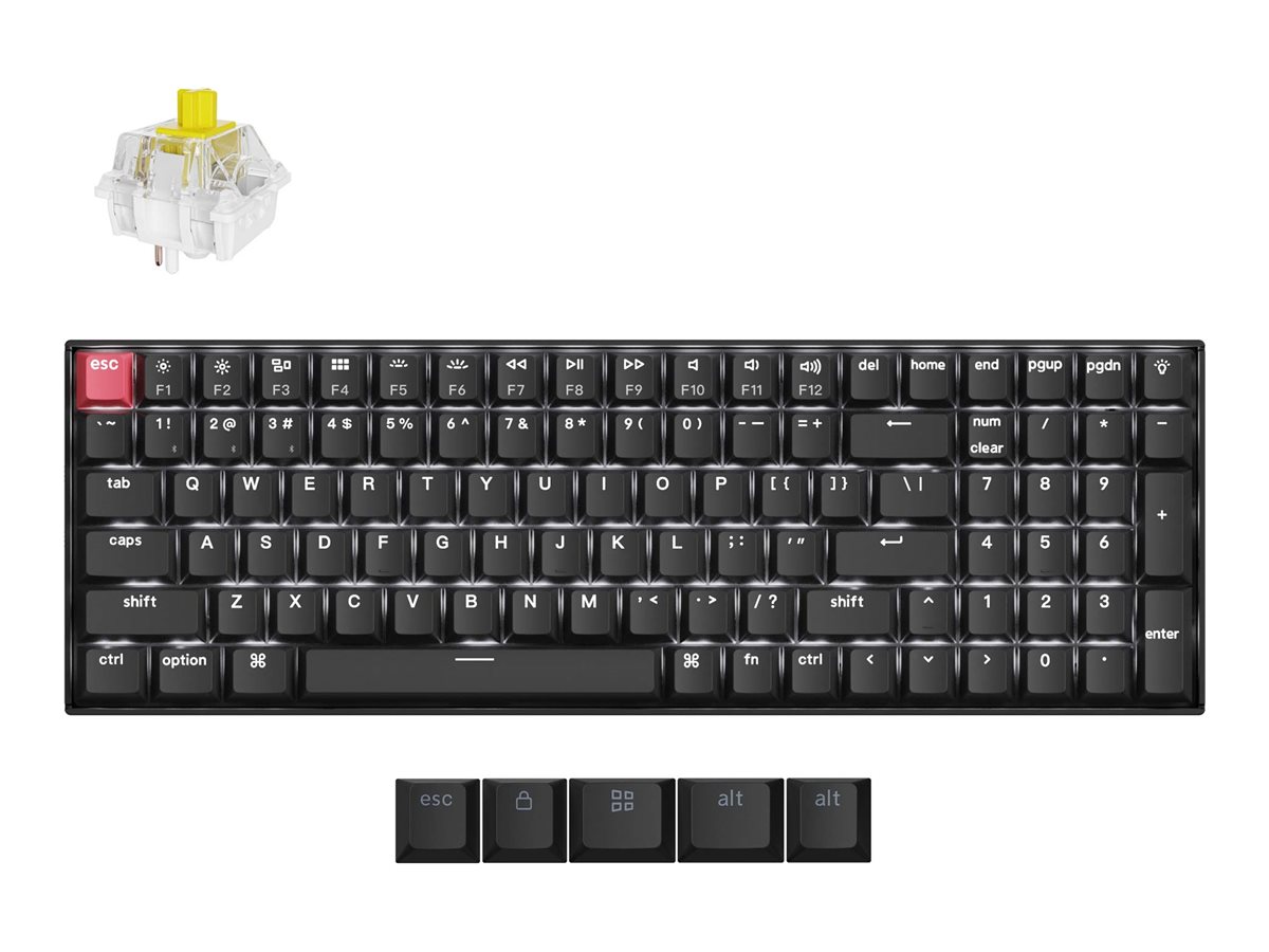 Keychron K4 Version 3 keyboard QMK  mechanical 96% full size Input Product shot Front 79800