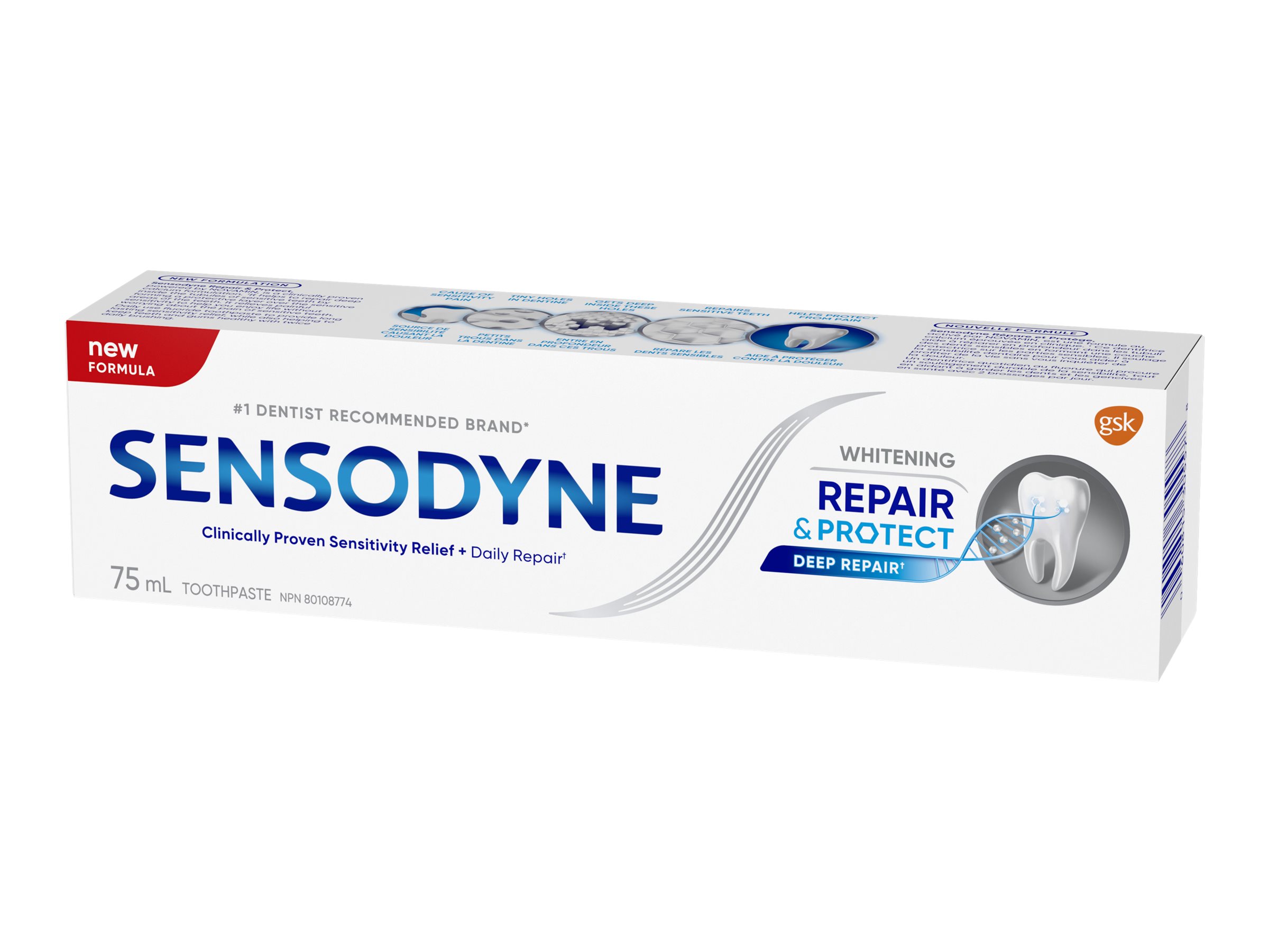 Sensodyne Repair & Protect Whitening Toothpaste - 75ml