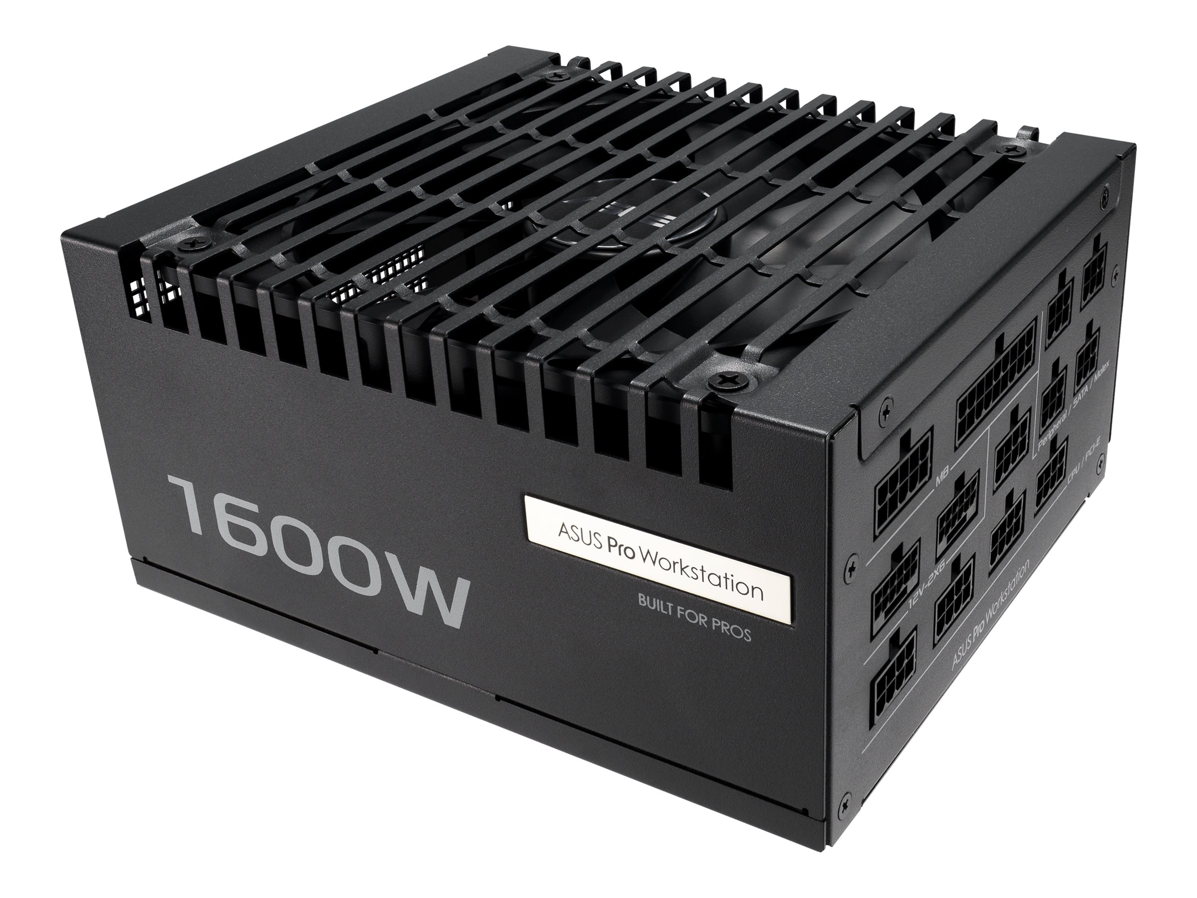 ASUS Pro WS power supply 1600 Product shot Right-angle 80000