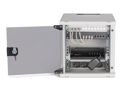 DIGITUS 25,4cm Netzwerk-Set 6HE Wandgehä