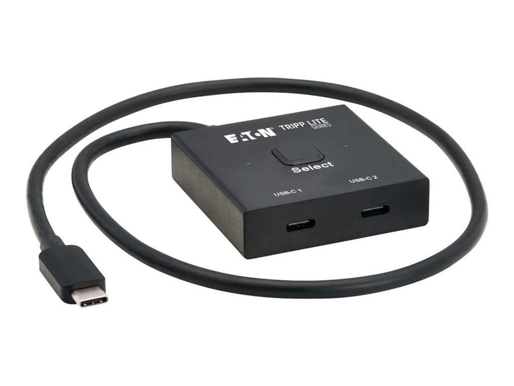 Eaton Tripp Lite series 2x1 Bi-Directional USB-C Switch 8K60Hz Video HDCP Passthrough USB 3.2 Gen 2 100W PD Charging