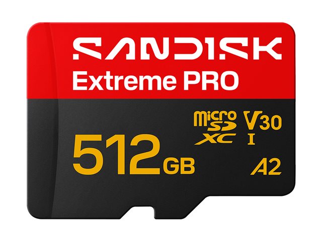 SANDISK Extreme PRO microSDXC 512GB SDSQXCJ-512G-GS6MA