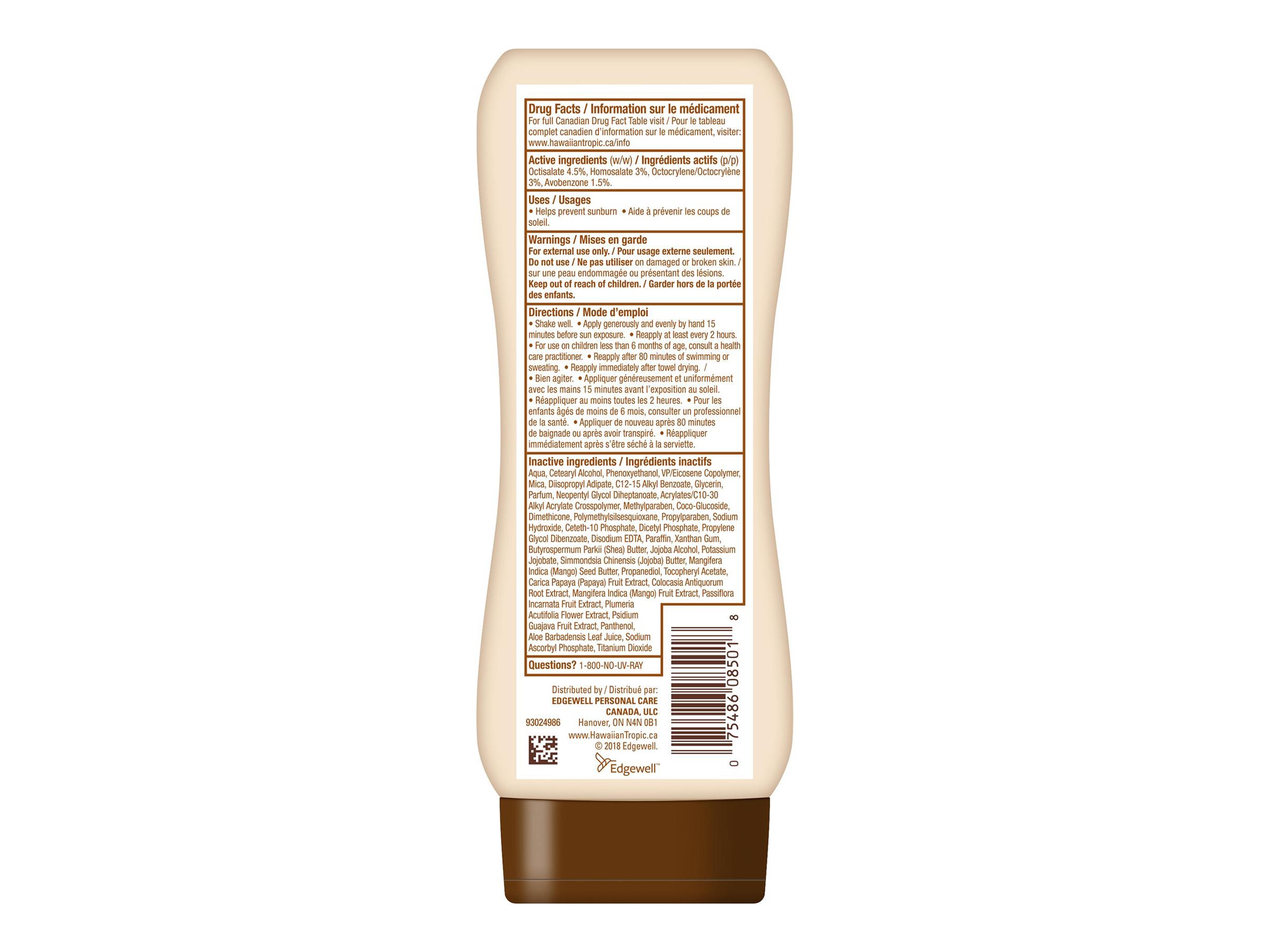 Hawaiian Tropic Sheer Touch Oil-free Sunscreen - SPF 15 - 240ml