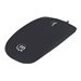 SILHOUETTE USB WIRED MOUSE- BLACK USB-A 1000PDI 3X