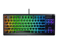 SteelSeries Apex 3 TKL Tastatur 8-zone RGB/16,8 millioner farver Kabling Tysk