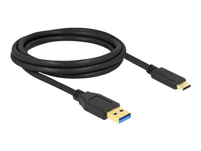 DELOCK USB Kabel Typ-A zu USB Type-C 2 m