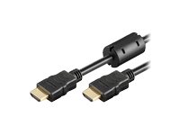 MicroConnect HDMI han -> HDMI han 3840 x 2160 - 30 Hz 7.5 m Sort