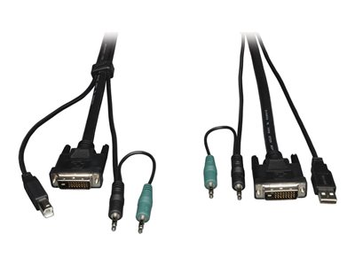 Tripp Lite 10ft Cable Kit for DVI / USB / Audio Secure KVM Switches 10'