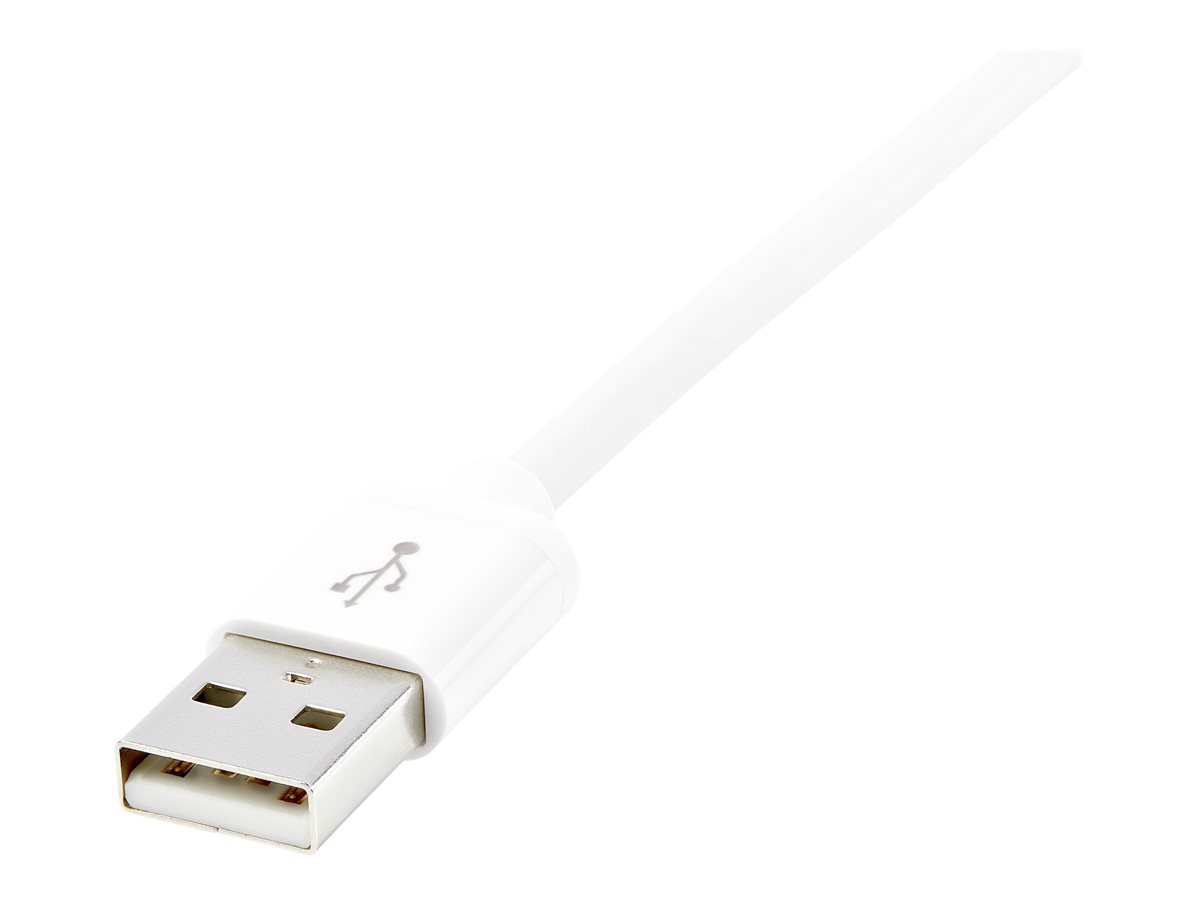StarTech.com 2m (6ft) Long White Apple 8-pin Lightning Connector to USB Cable for iPhone / iPod / iPad - Charge and Sync Cable (USBLT2MW) - kabel Lightning - Lightning / USB - 2 m – foto 3