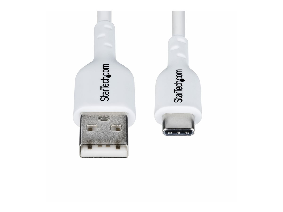 StarTech.com 2m (6.6ft) White USB-A to USB-C Charging Cable/Cord, M/M - USB kabel typ C - USB do USB-C - 2 m – foto 2
