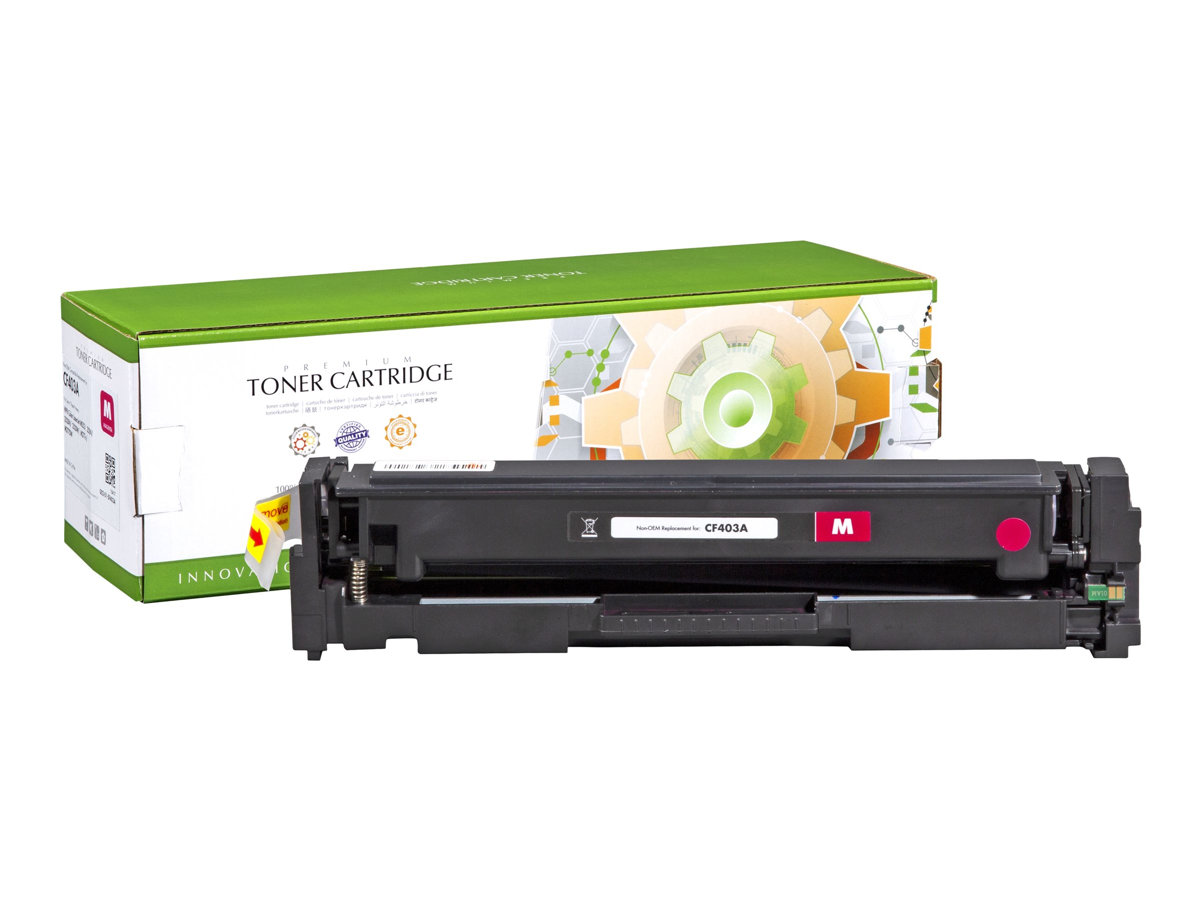 STATIC Toner cartridge compatible with HP CF403A magenta compatible 1.400 pages