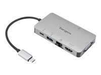 Targus Station d'accueil USB-C DP Alt Mode Single Video 4K HDMI/VGA avec 100 W PD Pass-Thru