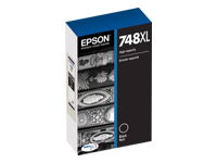 Epson 748XL - XL - black - original - ink cartridge - for WorkForce Pro WF-6090, WF-6530, WF-6590, WF-8090, WF-8090 D3TWC, WF-8590, WF-8590 D3TWFC