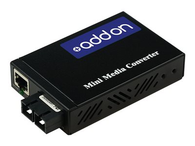 AddOn 100Mbs 1 RJ-45 to 1 SC Media Converter