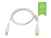Vision Techconnect USB 2.0 USB-kabel 1m Hvid
