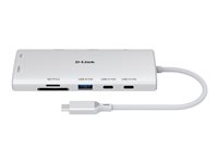 D-Link DUP-A01 - docking station - USB-C - 2 x HDMI - 1GbE
