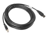 Lanberg USB 2.0 USB-kabel 5m Sort