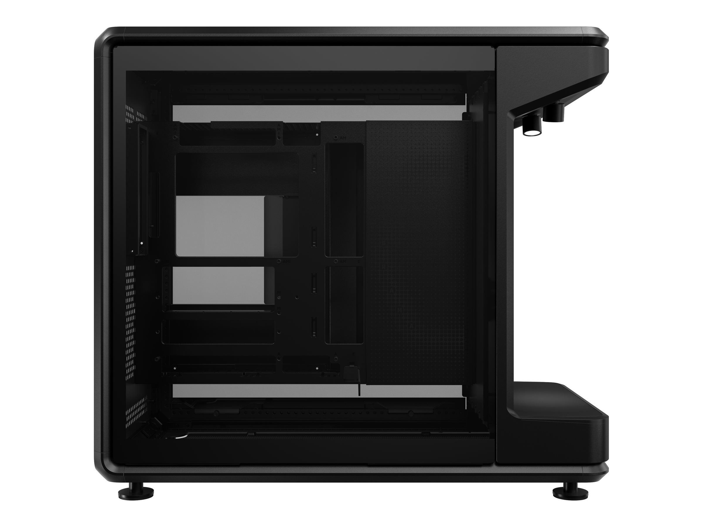 Cooler Master MasterFrame 360 STAGE LCD MT Product shot Left side 78001