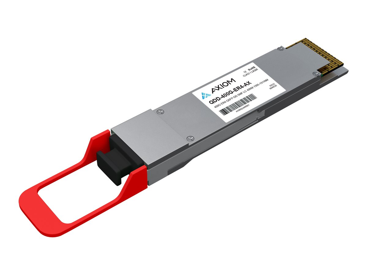 Axiom - QSFP-DD transceiver module (equivalent to: Juniper Networks QDD-400G-ER4)
