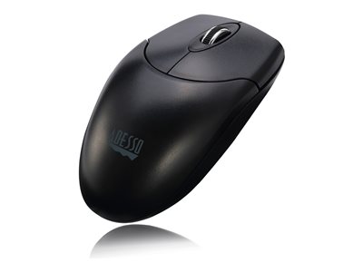 ADESSO ANTIMICROBIAL RF 2.4GHZ WIRELESS  OPTICAL MOUSE WITH METAL SCROLL WHEEL