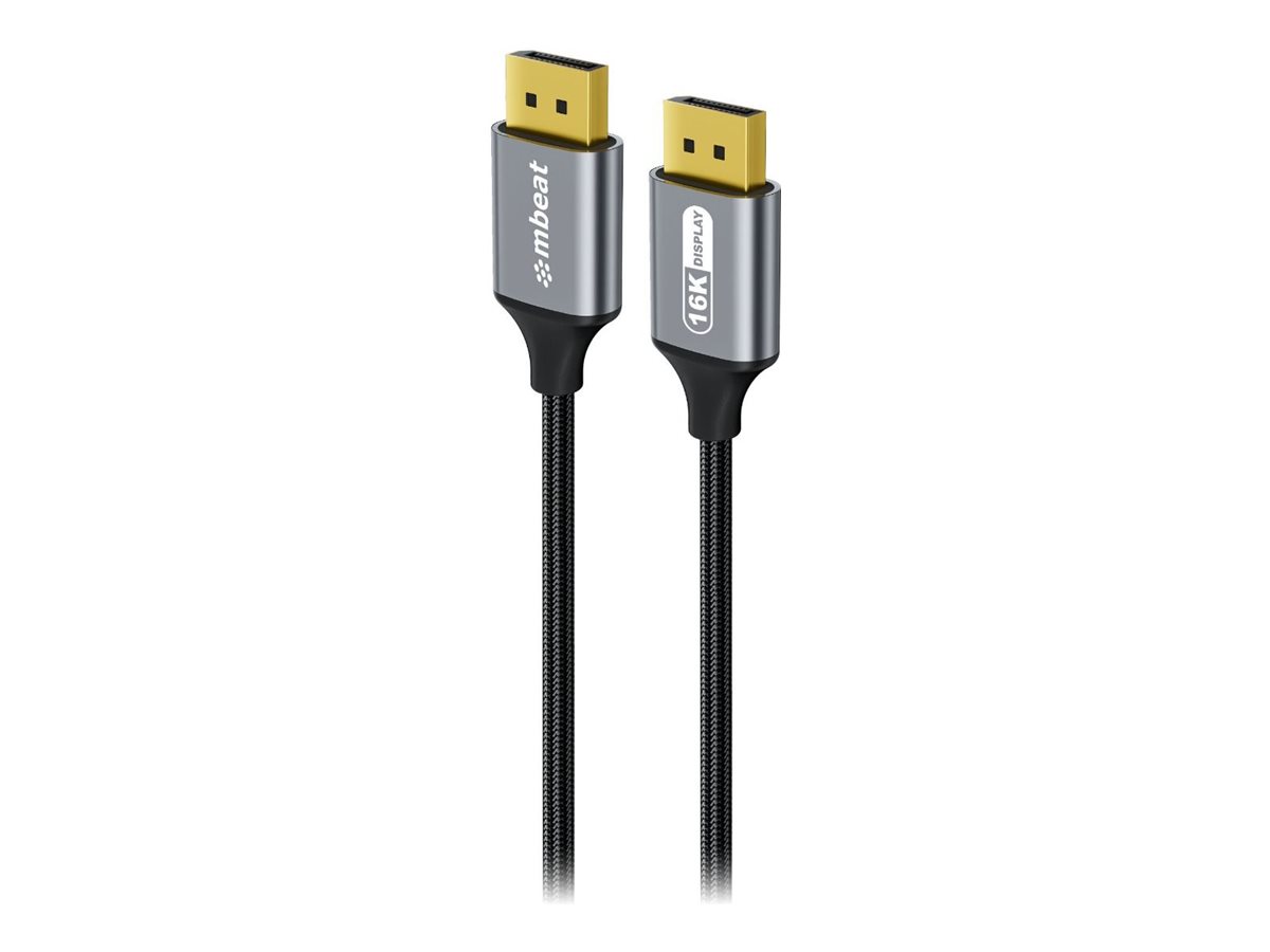 mbeat ToughLink, DisplayPort cable, DisplayPort to DisplayPort, 1.8 m