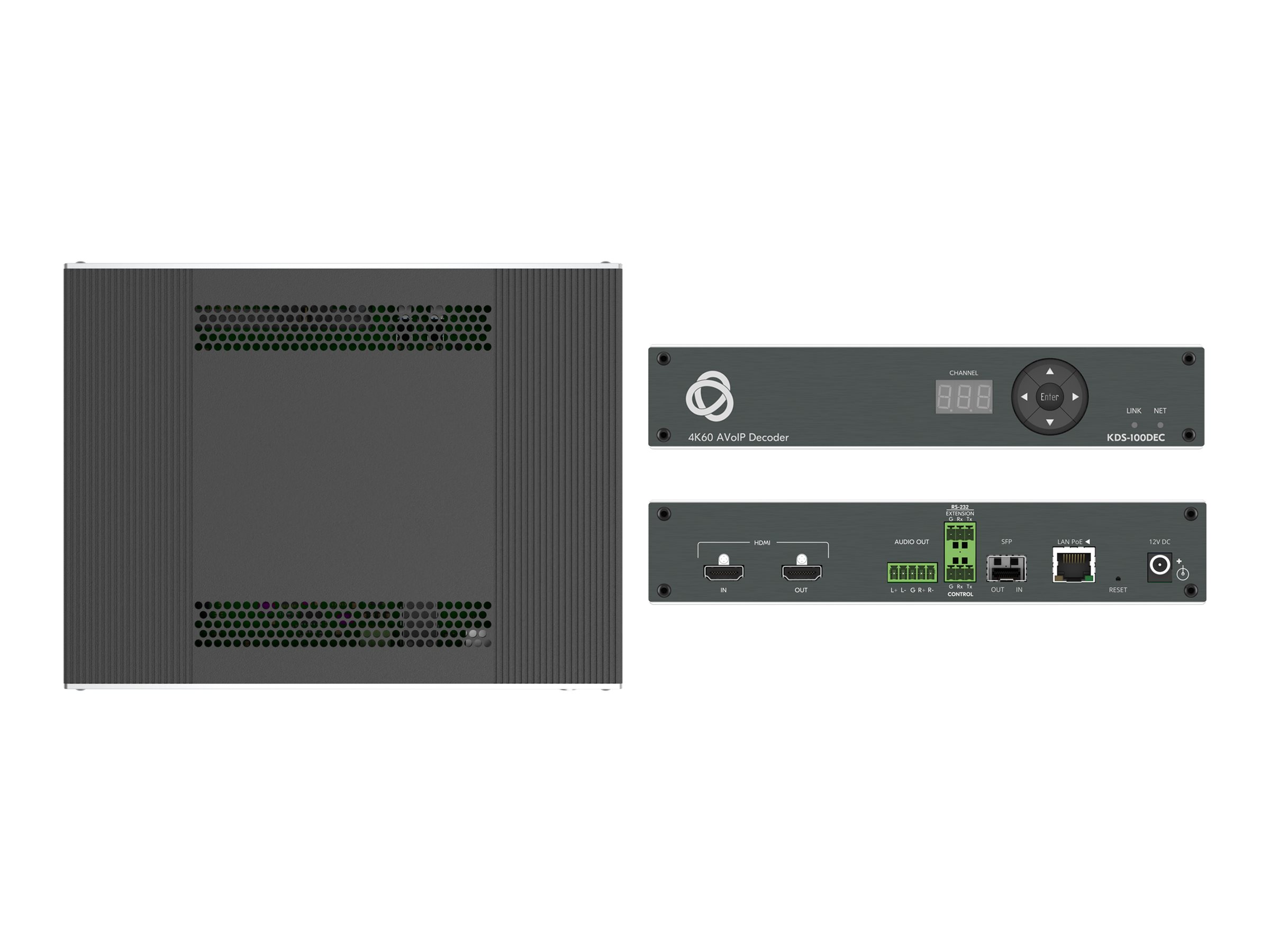 Kramer KDS-100DEC - Audio/video over IP decoder
