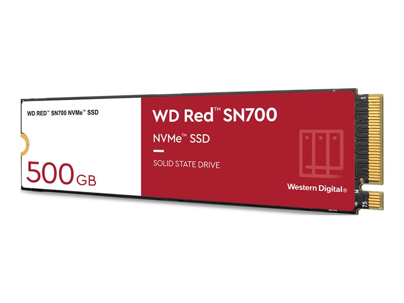 SSD WD RED SN700 500GB NAS NVME M.2 PCIe Express Gen3.0 x4 WDS500G1R0C
