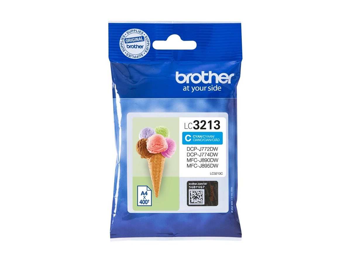 Brother Lc3213c High Yield Cyan Original Ink Cartridge
