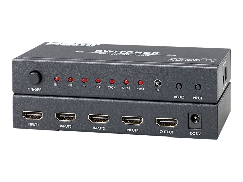 KanexPro SW-HD4X1AUD4K
