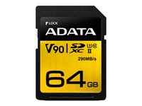 ADATA Premier ONE SDXC UHS-II Memory Card 64GB 290MB/s